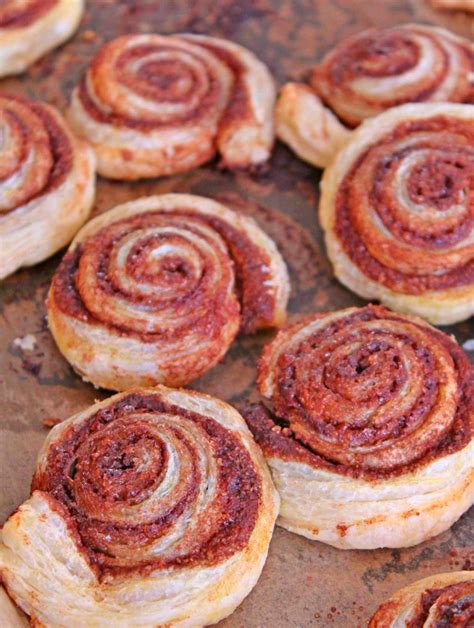 Simple Cinnamon Rolls Recipe Made With Puff Pastry