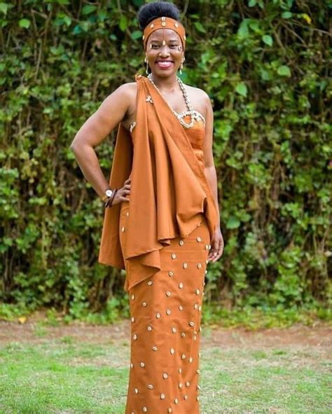 Kikuyu Attire Adornment African Print Fashion Dresses African