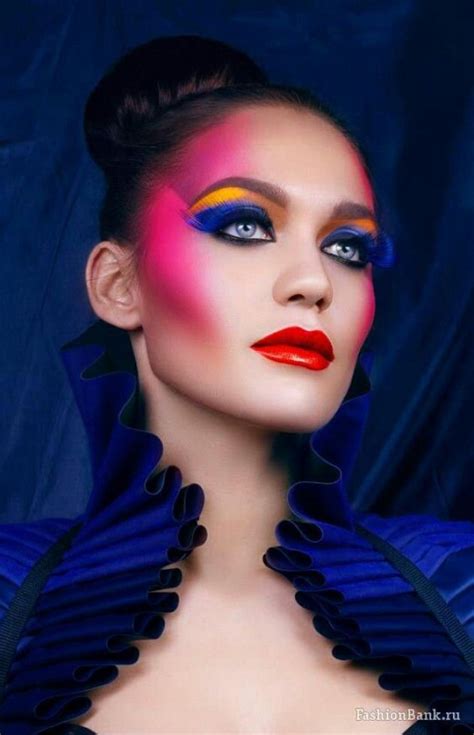 Colorful Bodyart Body Art Extreme Catwalk Makeup High Fashion