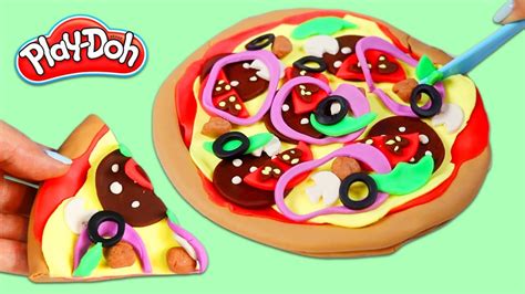 How To Make A Play Doh Supreme Pizza DIY Play Dough Art YouTube