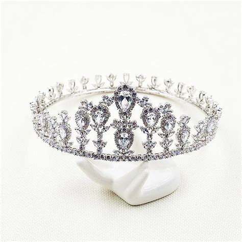 Buy Paved Cz Full Crown Tiaras Cubic Zircon Tiara