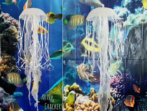 We even have guest flip flops with personalized tags! DIY Hanging Jellyfish Decoration | Ocean-Themed Party Decor