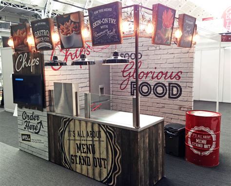 Casual Dining Exhibition On Behance Kiosk Design Cafe Design Booth