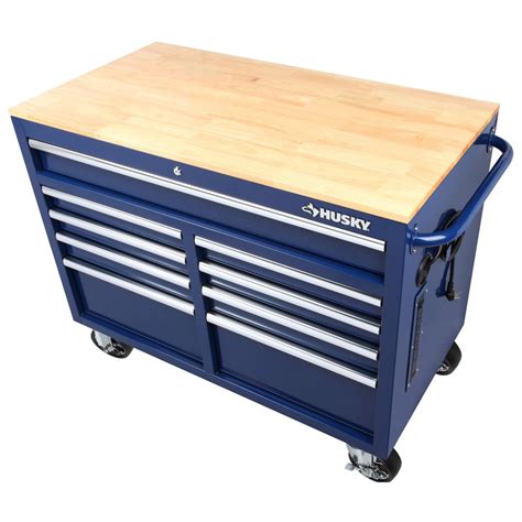 Yukon 46 Mobile Storage Cabinet With Wood Top Bruin Blog