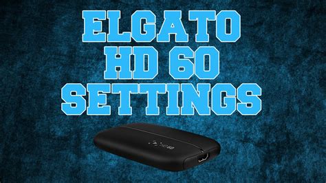 Elgato Hd 60 Setup For Obs Youtube