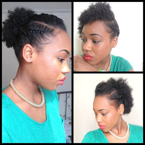 3 Simple Cute Styles For Short Natural Hair Video Black Hair Information Community