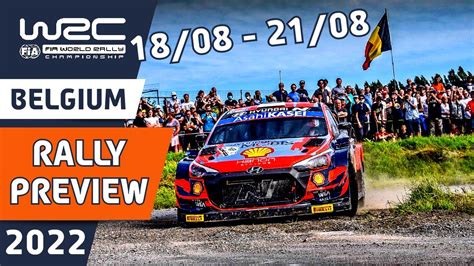 Preview Wrc Ypres Rally Belgium 2022 Youtube