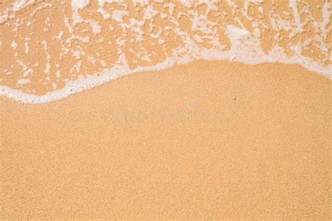 Beach Sand Background Wave And Sand Border Stock Image Image Of