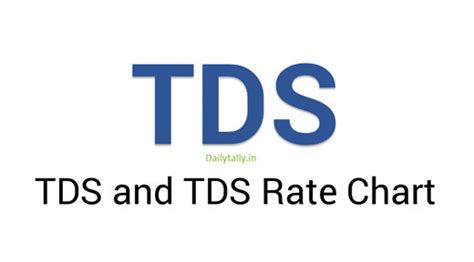 What Is Tds And Tds Rate Chart Of Fy 2013 14