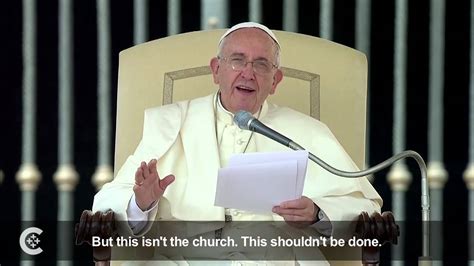 Pope Dont Spread Rumors Gossip Youtube