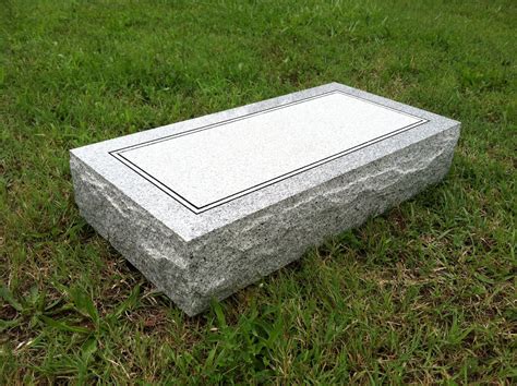 Granite Memorial 2x1x4 Flat Upstatestone