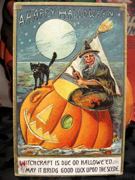 Tracys Toys And Some Other Stuff Antique Halloween Postcard