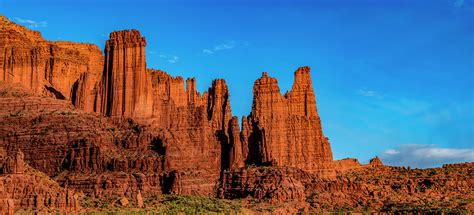 View Of Fisher Towers Rocks Colorado Photograph By Panoramic Images