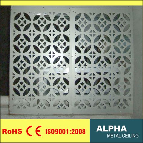 Customized Aluminum Exterior Perforated Plain Curtain Wall Facades