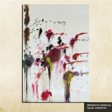 Cy Twombly Still Life Classical Oil Painting Drawing Art Spray Unframed