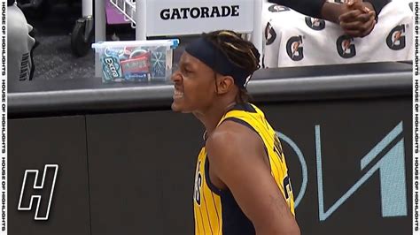 Myles Turner Calls His Own Foul Funny Moment Pacers Vs Wizards March 29 2021 Nba Season
