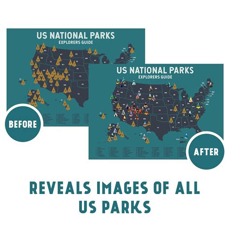 Buy Epic Adventure Maps Us National Parks Scratch Off Poster National