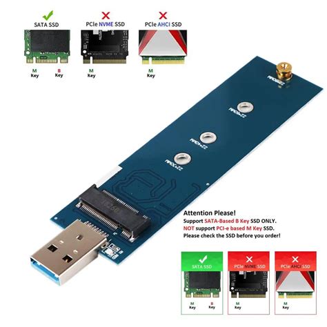 Accessories Computers Accessories SATA PCI E M 2 To USB Adapter SSD