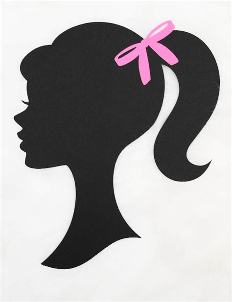 Printable Barbie Silhouette Printable Coloring Pages