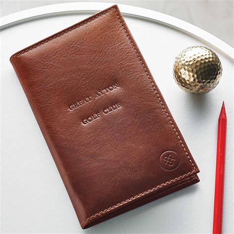 Healthy snacks such as nuts. Personalised Leather Golf Card Holder. 'the Sestino' By ...
