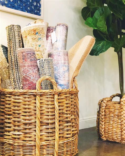 A Basket Full Of Rugs Is Almost As Good As House Full Of Them Sooo