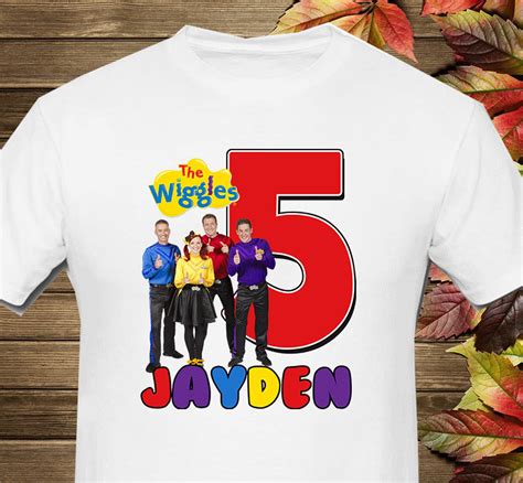 Printable The Wiggles Iron On Transfer Etsy Canada