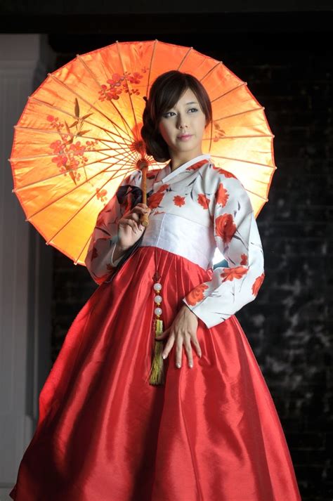 Korean Wedding Dress Traditional Hanbok Fashion Style