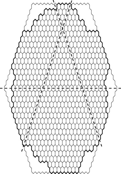 A Typical Convex Polygon On A Hexagonal Lattice Is Shown Any Straight