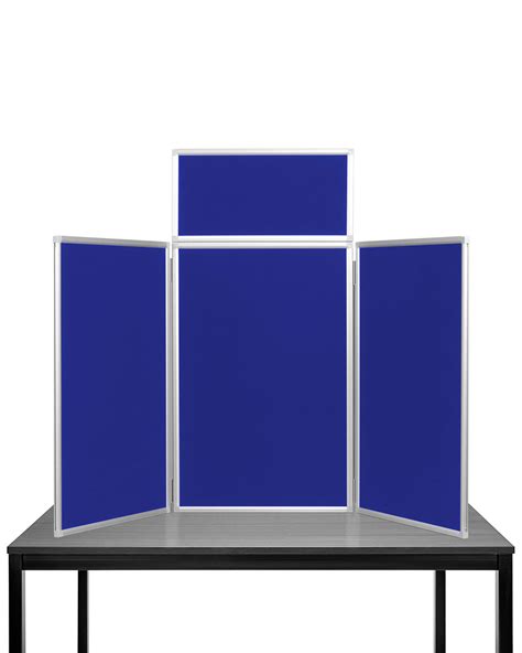 3 Panel Maxi Desk Top Display Stand Aluminium Frame