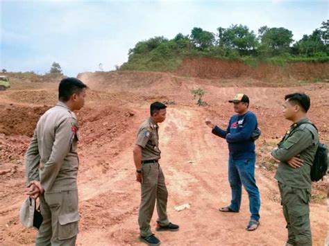 Diduga Tak Miliki Izin Galian C Tanah Merah Ditutup Satpol Pp Parungpanjang Jurnalinspirasicoid