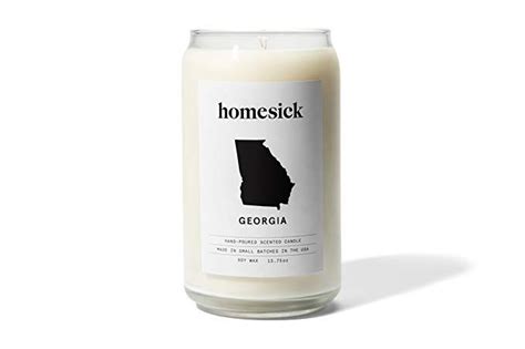 Homesick Scented Candle Georgia Candles Candle Birthday T