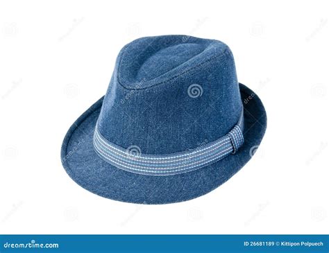 Blue Hat Stock Image Image Of Cover Blue Country Isolated 26681189