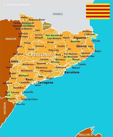 Map Of Catalonia Viajar Por España Paisajes De España Lugares De España