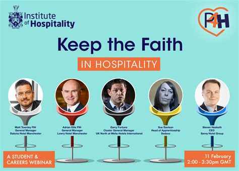 Keep The Faith In Hospitality Institute Of Hospitality