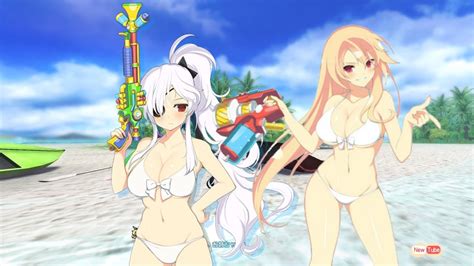 Senran Kagura Peach Beach Splash Yagyu And Souji Gameplay Youtube