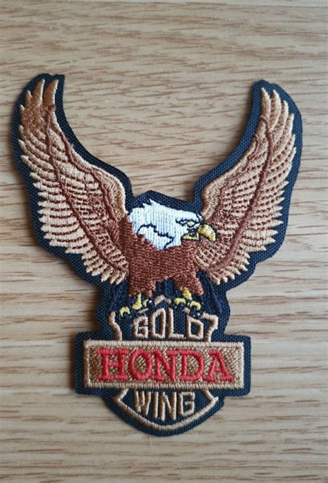 Embroidered Patch Honda Goldwing Eagle Eagle Honda Goldwing Etsy