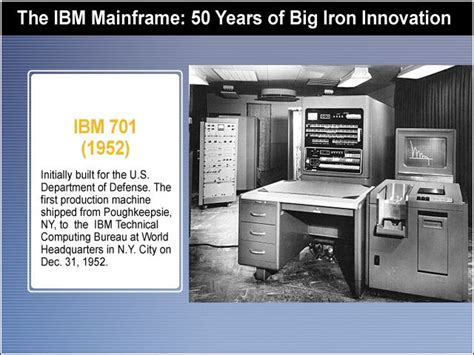 The Ibm Mainframe 50 Years Of Big Iron Innovation It Infrastructure