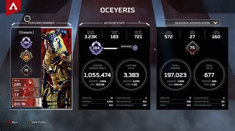 Current Stats As Of Now Apex Legends Armory Amino Amino