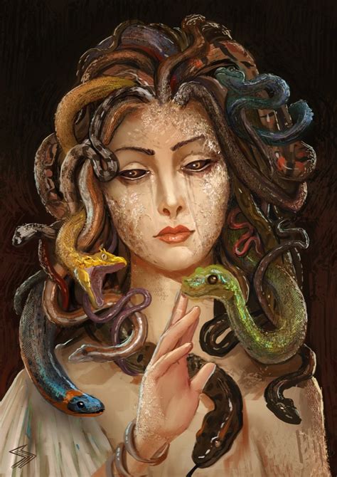 Saad Irfan No End No Beginning Just Arts In Medusa Art Monster Artwork Fantasy
