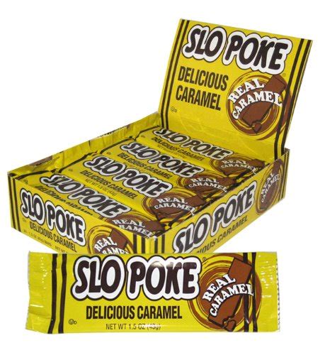Slo Poke Bars Pack Of 24 Caramel Candy Grocery