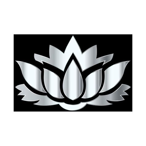 Lotus Flower Silhouette At Getdrawings Free Download