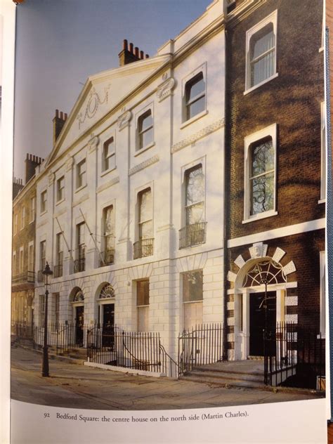 London Regency Era Townhouses Bedford Square Wollstonecraft