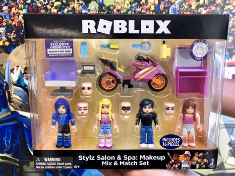 Roblox Celebrity Stylz Salon And Spa Makeup Mix And Match Figure