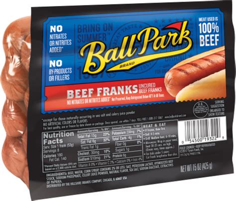 Ball Park Beef Franks Oz Frys Food Stores