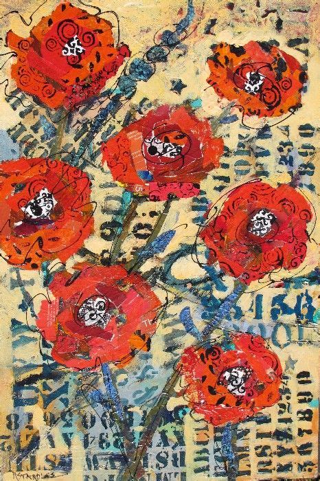 Nancy Standlee Original Fine Art Art Flower Art