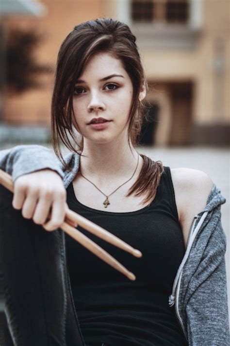 Elise Trouw Girl Drummer Female Drummer Musician Photography Model Photography Modern