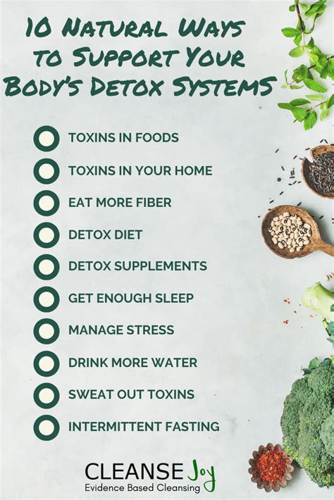 10 Natural Ways To Cleanse And Support Your Bodys Detox Systems