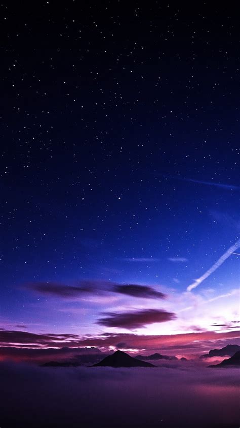 23 Night Sky Iphone Wallpapers Wallpaperboat