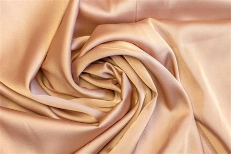 Nude Silk Satin Fabric By The Yard Tan Silk Lingerie Fabric Etsy