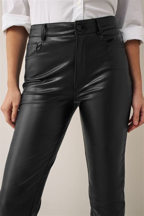 Buy Only High Waisted Faux Leather Workwear Trousers From Next Ireland